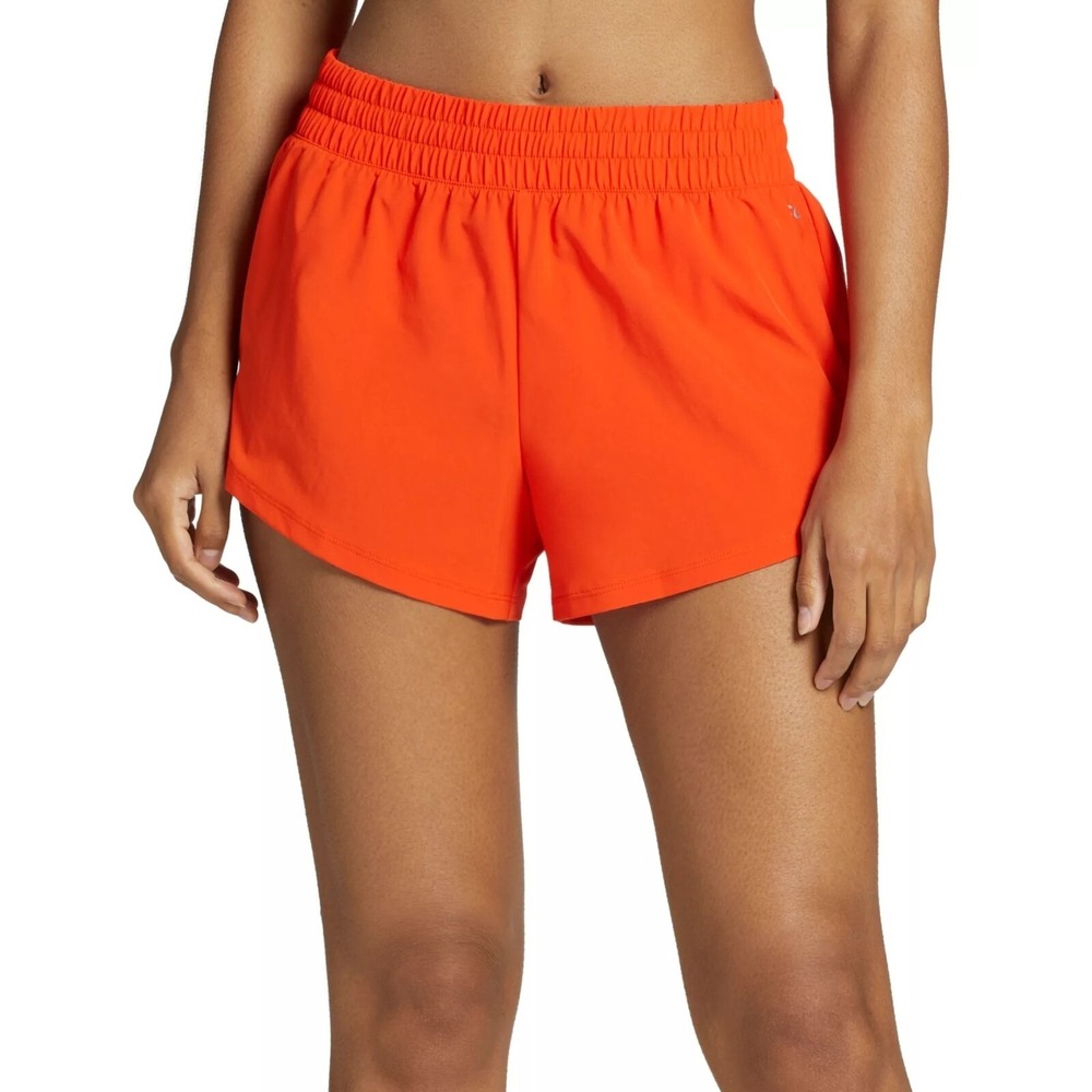 DSG Women's Stride Shorts 2.0 XXL Orange Run Built in Brief Mid Rise  3" Inseam